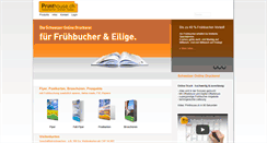 Desktop Screenshot of printhouse.ch
