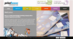 Desktop Screenshot of printhouse.co.uk
